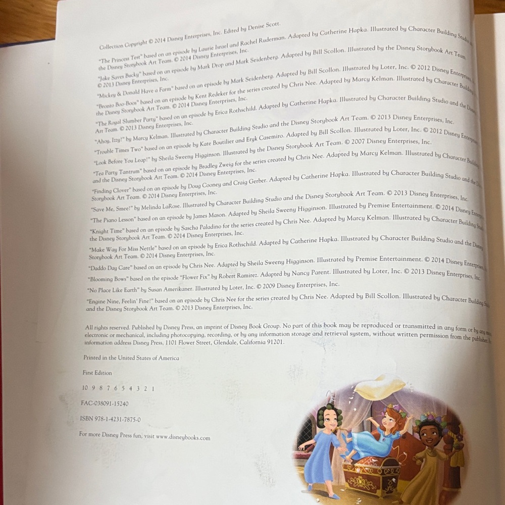 Disney Junior Storybook Collection - Vibrant Blue Cover - Picture 5 of 5